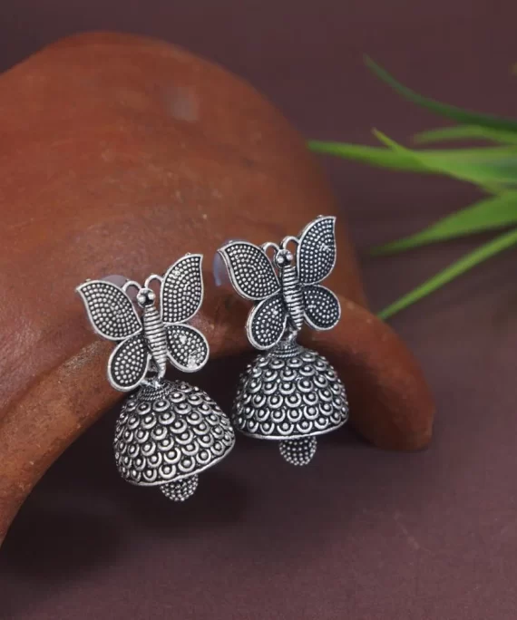 Butterfly Jhumka with Hocks